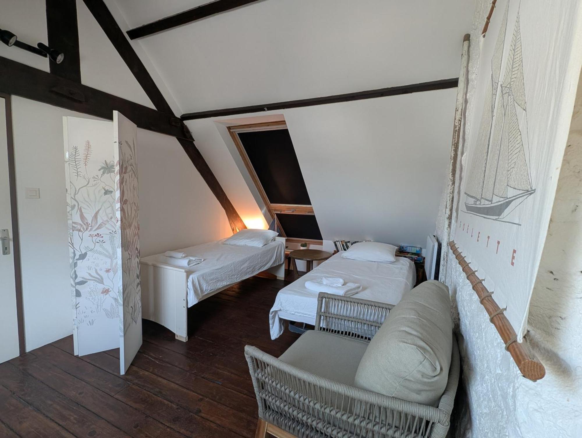 Vieux Passage, Maison Avec Cour Privee A 150 M Du Port Et De La Plage Plouhinec  Exteriör bild