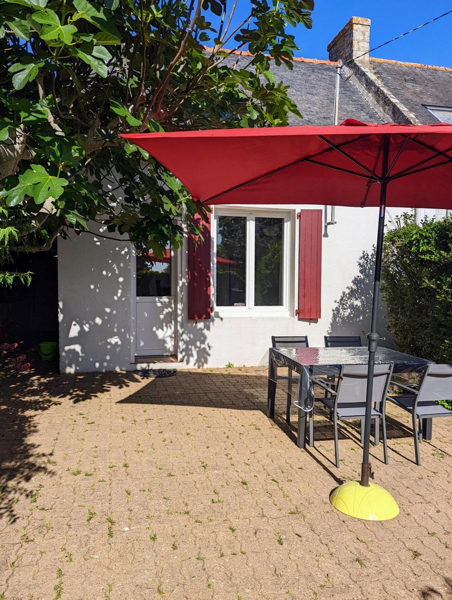 Vieux Passage, Maison Avec Cour Privee A 150 M Du Port Et De La Plage Plouhinec  Exteriör bild